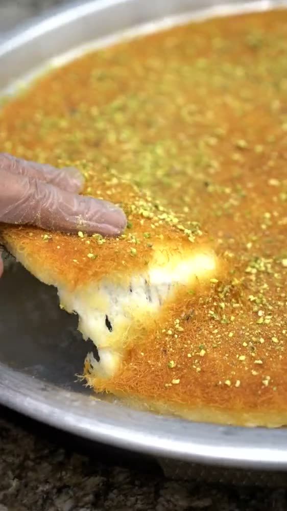 كنافة حبيبة — الكنافة بالفستق
